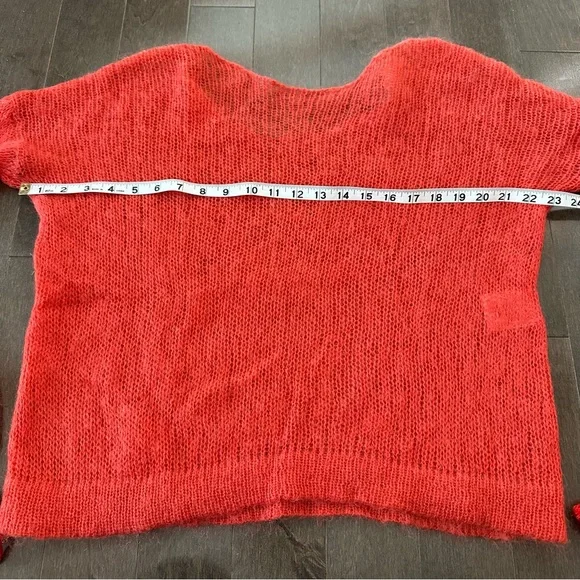 Sezane Dickey Mohair Merino Sweater Tassel Boho Open Knit Lightweight M - Picture 5 of 10